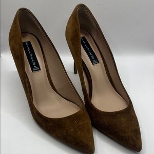 Steve Madden Brown Suede Heels
